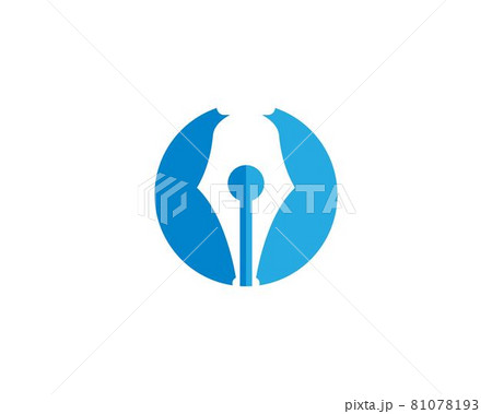 Pen logo template Pen logo template 81078193