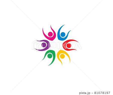 Community logo template illustration 81078197