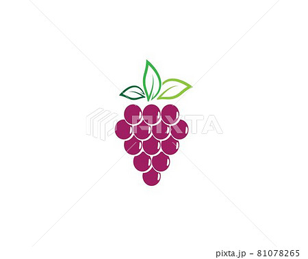 Grape logo template Grape logo template 81078265