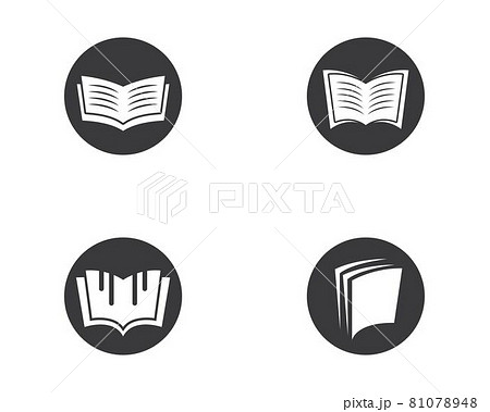 Book logo icon illustration 81078948