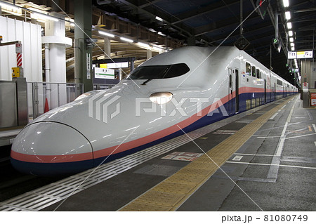 引退間際の上越新幹線E4系Maxとき号(新潟駅) 引退間際の上越新幹線E4系Maxとき号(新潟駅) 81080749