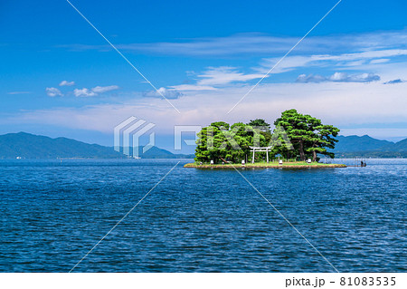 《島根県》夏の宍道湖・嫁ヶ島 81083535