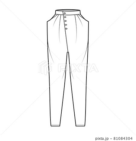 unzipped pants drawing