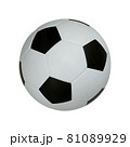 Soccer ball isolated on white background with clipping paths 81089929