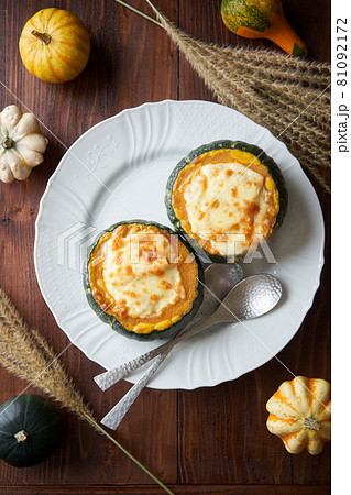 坊ちゃんかぼちゃのグラタン 81092172