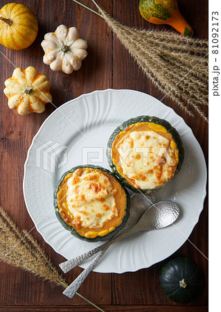 坊ちゃんかぼちゃのグラタン 81092173