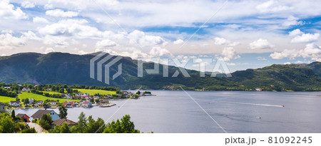 Norwegian fjord and mountains Lysefjord, Norway. Norwegian fjord and mountains Lysefjord, Norway. 81092245
