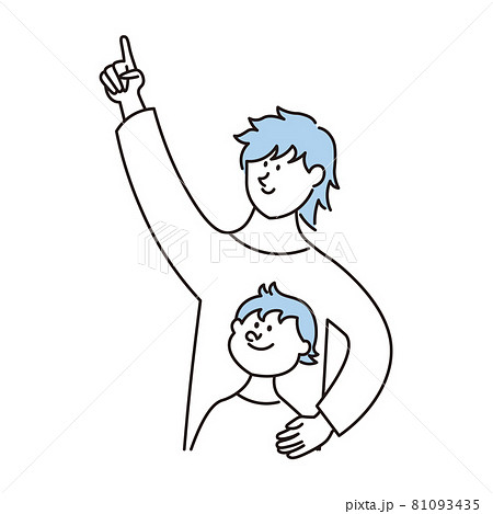 親と子供 81093435