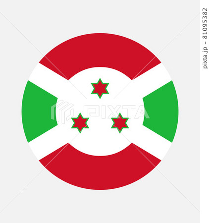 National Burundi flag, official colors and proportion correctly. National Burundi flag.