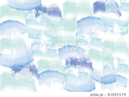 筆で描いたような水彩風背景イメージ 81095579