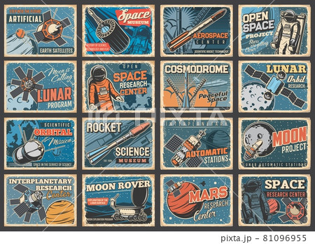 Galaxy, spaceship and outer space vintage posters Galaxy, spaceship and outer space vintage posters 81096955