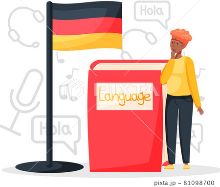 Language classes online german lessons. Foreign speech study at home via internet, distance classes 81098700