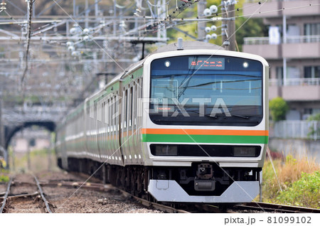 東海道本線　真鶴　JR東日本　E231系1000番台　S-34編成（国府津） 81099102
