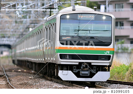 東海道本線　真鶴　JR東日本　E231系1000番台　S-09編成（国府津） 81099105