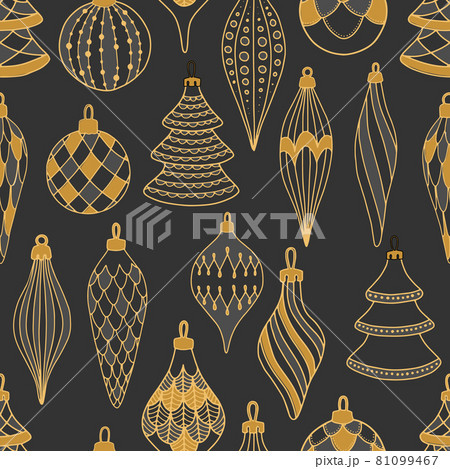 Seamless christmas tree pattern for greeting cards, wrapping papers. Seamless winter pattern. Seamless christmas tree pattern for greeting cards, wrapping papers. Seamless winter pattern. 81099467