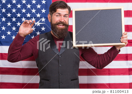 4th of july. Happy hours. American style. American barber 4th of july. Happy hours. American style. American barber 81100413