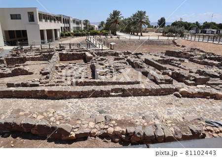 マグダラの遺跡 (イスラエルのガリラヤ湖畔) マグダラの遺跡 (イスラエルのガリラヤ湖畔) 81102443