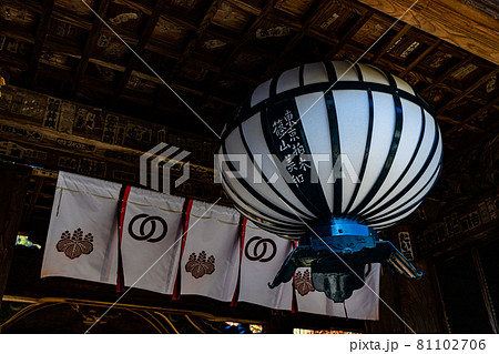 奈良県長谷寺のおしゃれな提灯 81102706