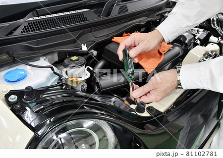 整備中の軽自動車 81102781