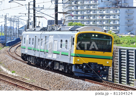 常磐線　藤代－龍ヶ崎市　JR東日本　クモヤE493系　01編成（尾久） 81104524