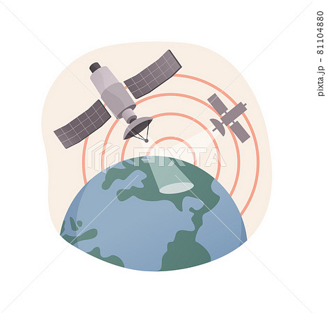Earth observation abstract concept vector illustration. 81104880