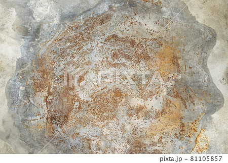 テクスチャー　錆　金属　イメージ素材　背景素材　 81105857