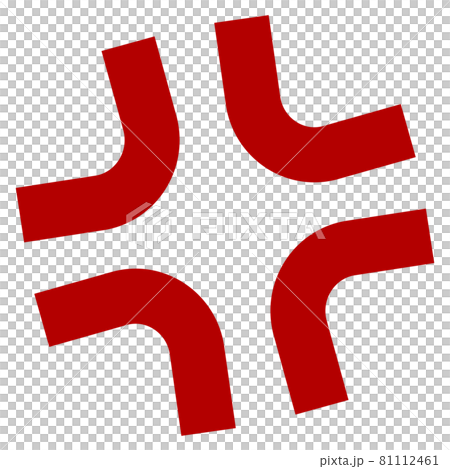 怒りマーク 81112461