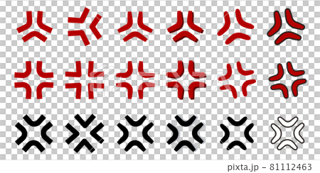 怒りマーク 81112463