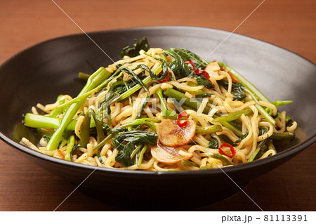 空芯菜の焼そば 空芯菜の焼そば 81113391