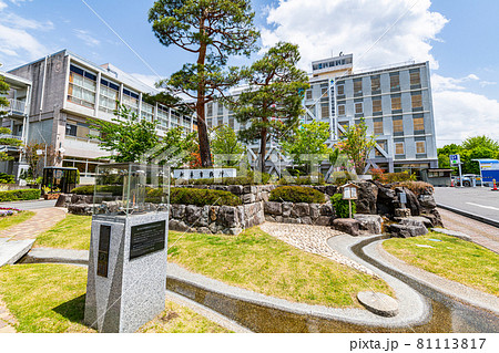 長野県松本市 晴天の松本市役所 長野県松本市 晴天の松本市役所 81113817