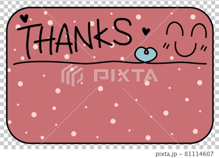 Thank you card 81114607