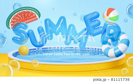 3d summer balloon background 3d summer balloon background 81115736