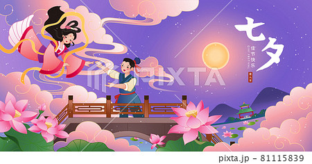 Qixi festival banner Qixi festival banner 81115839