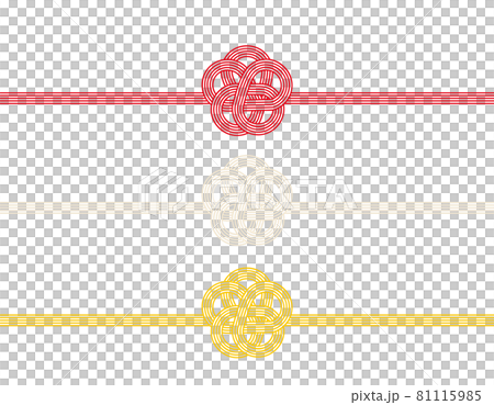 水引のベクターイラスト 81115985