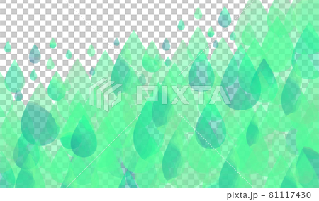 水彩で描いた雫背景 水彩で描いた雫背景 81117430