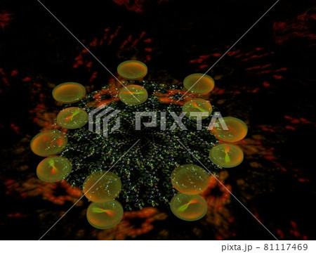 Imaginatory fractal background generated Image 81117469