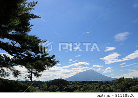 渋民公園から岩手山を望む 渋民公園から岩手山を望む 81118920