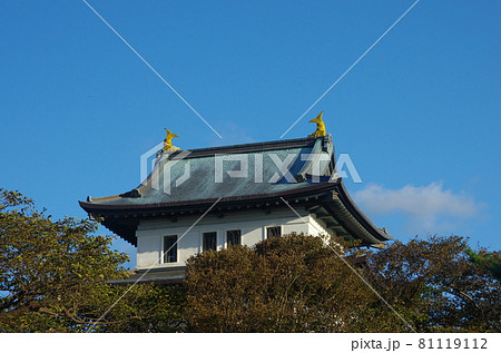 松前城の天守閣 松前城の天守閣 81119112
