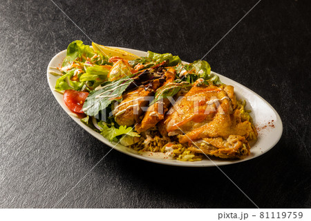 屋台風チキンライス　チキンオーバーライス　chicken rice  81119759