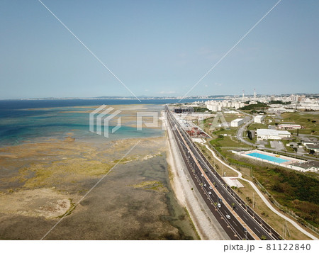 臨港道路浦添線　道路　沖縄の道　沖縄県　沖縄　okinawa 81122840