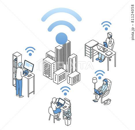 テレワークイメージ 81124058