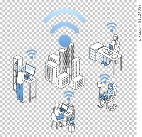 テレワークイメージ 81124058