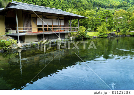日本建築の茶室と日本庭園「玉露の里」@静岡県藤枝市岡部町 81125288