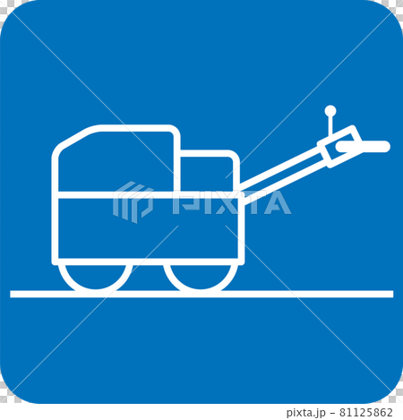 Road roller pictogram - Stock Illustration [81125862] - PIXTA