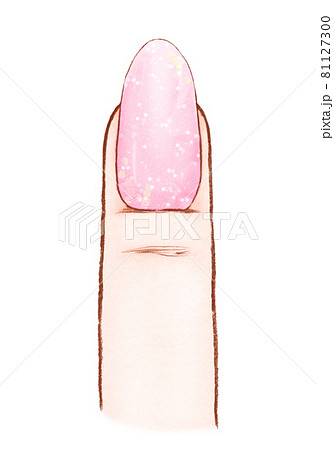 ジェルネイル 長くオシャレな爪のイラスト ジェルネイル 長くオシャレな爪のイラスト 81127300