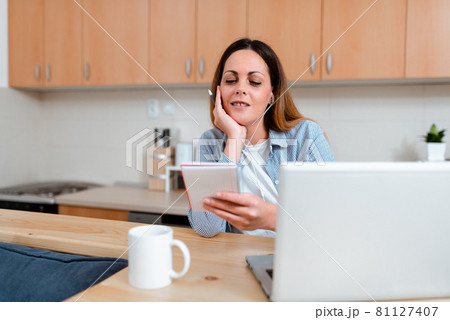 Abstract Working Home Ideas, Interior Decoration Live Video Blog, Giving Lectures Lessons, Computer Presentation Idea, Internet Searching Browsing Concept Abstract Working Home Ideas, Interior Decoration Live Video Blog, Giving Lectures Lessons, Computer Presentation Idea, Internet Searching Browsing Concept 81127407