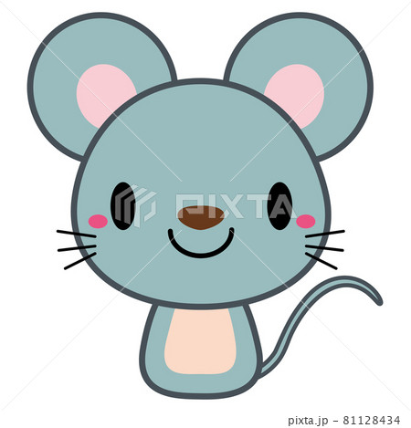 動物 イラスト ライン ネズミ05のイラスト素材 動物 イラスト ライン ネズミ05のイラスト素材