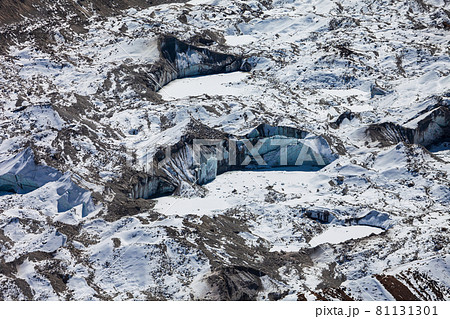Everest mountain glacier in Himalaya, Nepal Everest mountain glacier in Himalaya, Nepal 81131301