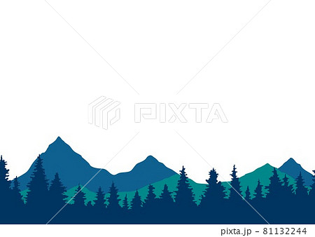 森林背景白スペース 森林背景白スペース 81132244