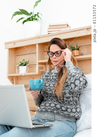 Student Learning New Things Online, Casual Internet Surfing Browsing, Creating Blog Content, Watching Movies, Creative Writing Ideas, Typing Fresh Thoughts 81133572